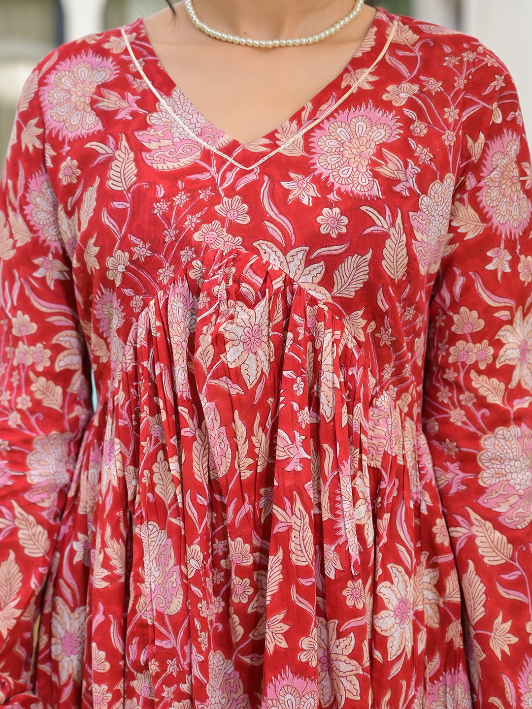 Red-Cotton-Floral-Printed-Alia-Cut-3-Piece-Kurta-Set