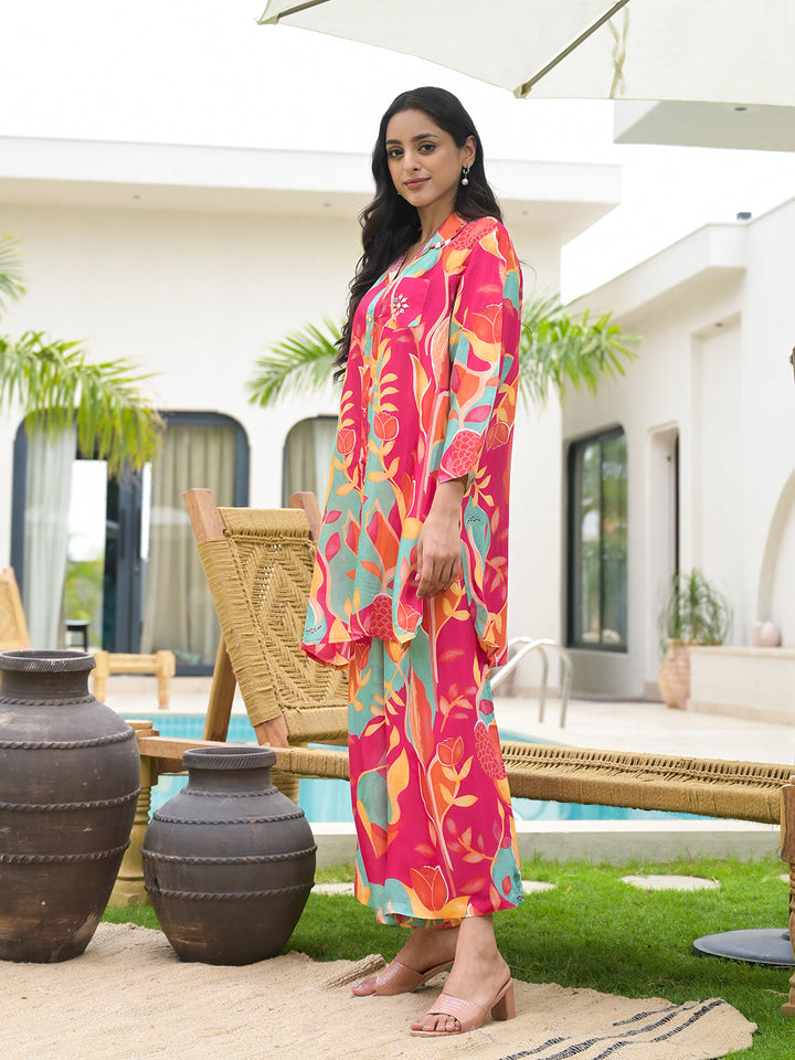 Pink-Muslin-Multi-Digital-Printed-Co-Ord-Set