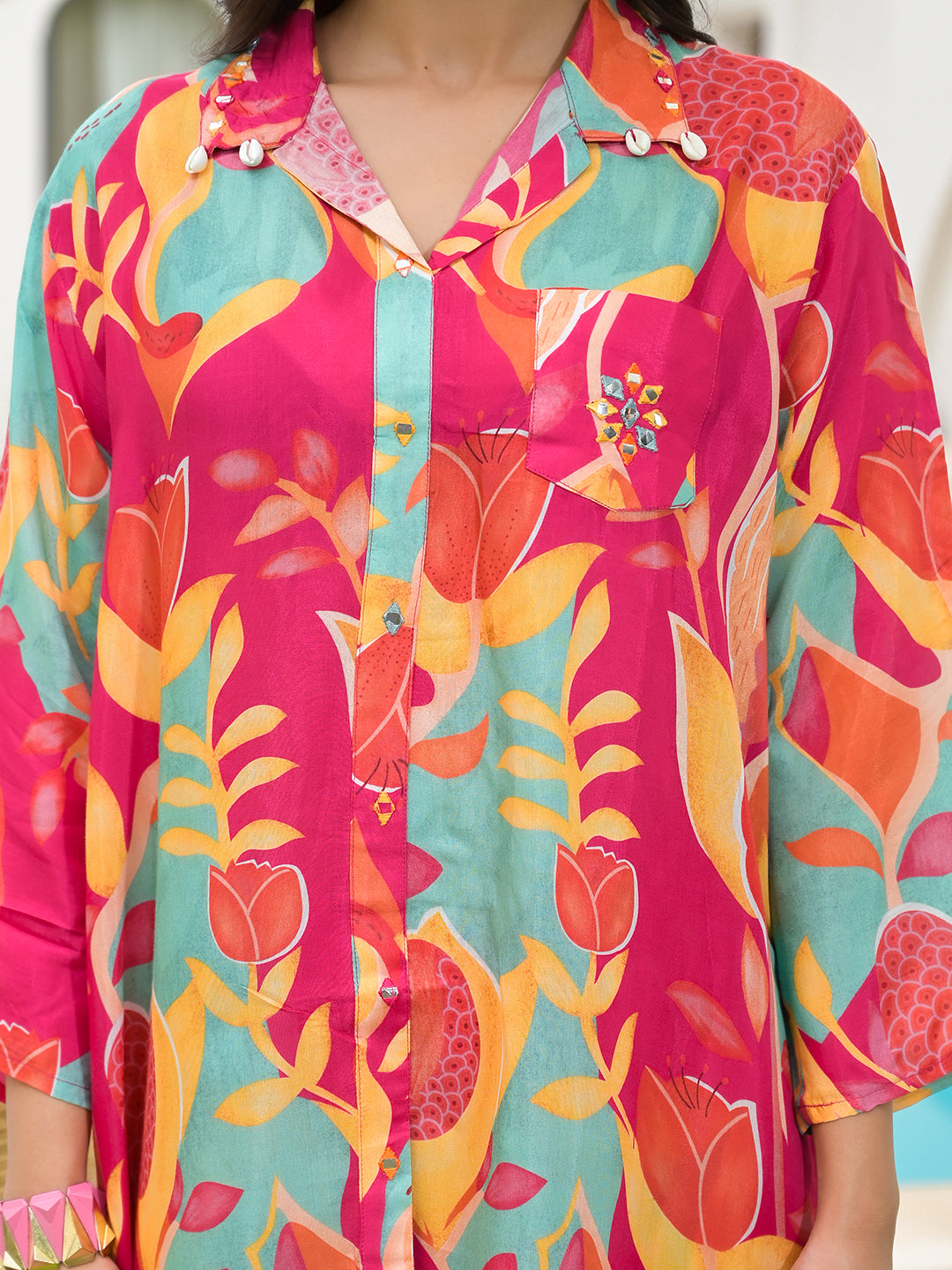 Pink-Muslin-Multi-Digital-Printed-Co-Ord-Set