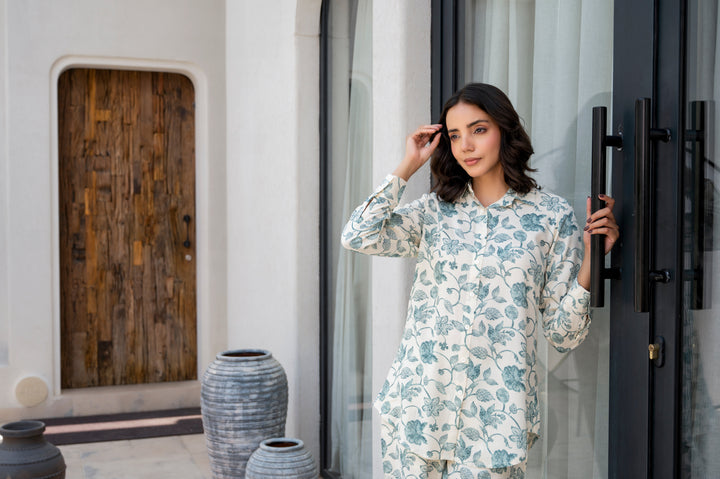 White-&-Green-Rayon-Floral-Printed-Co-Ord-Set