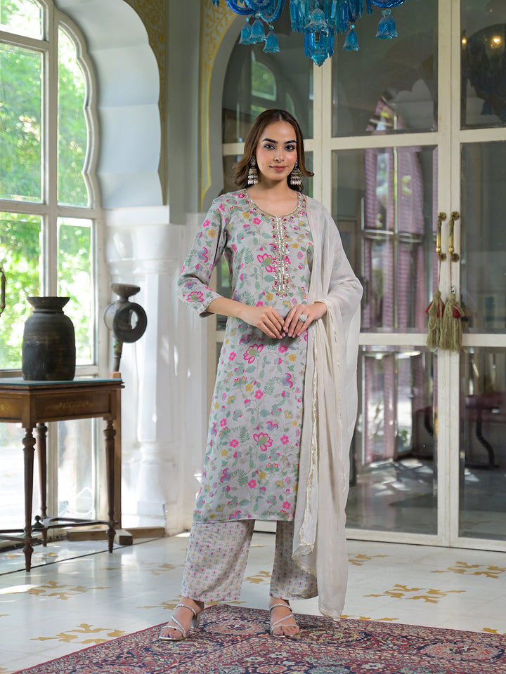 Light-Grey-Muslin-Floral-3-Piece-Kurta-Set