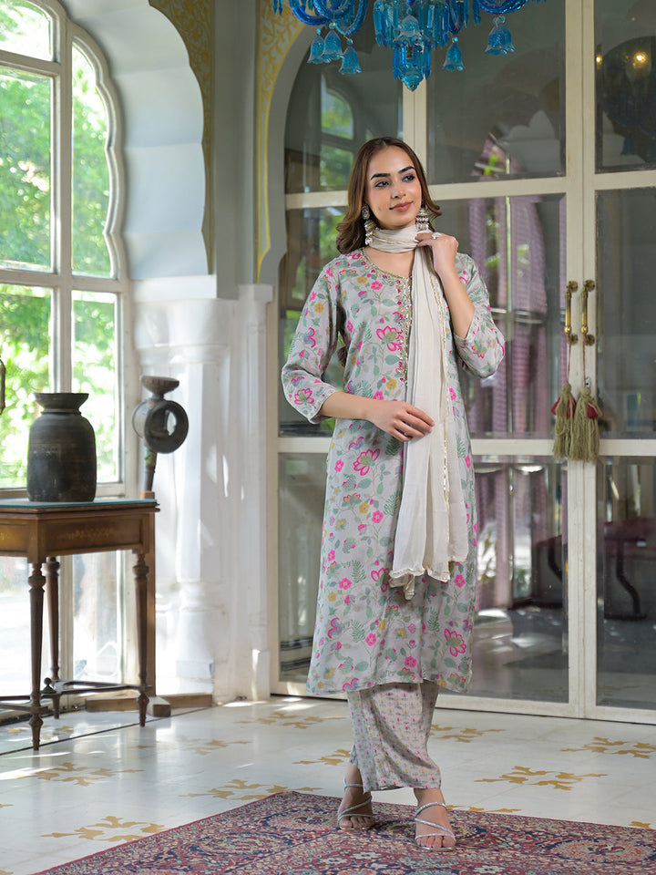 Light-Grey-Muslin-Floral-3-Piece-Kurta-Set