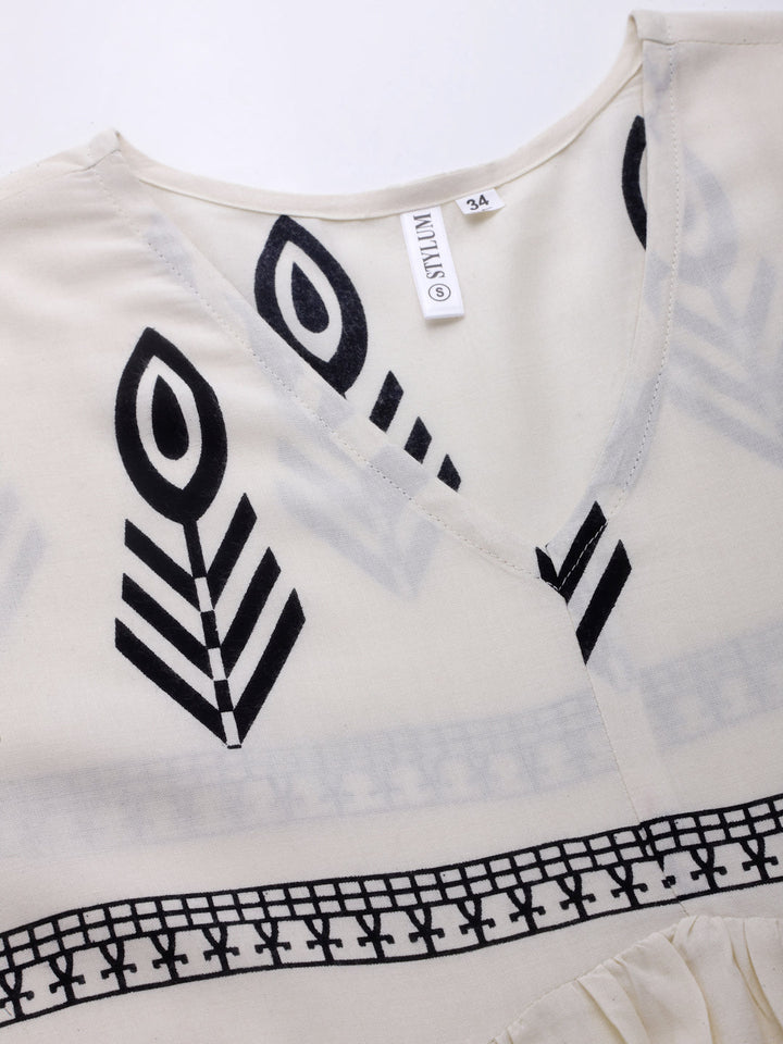 Off-White-Rayon-Flared-Midi-dress