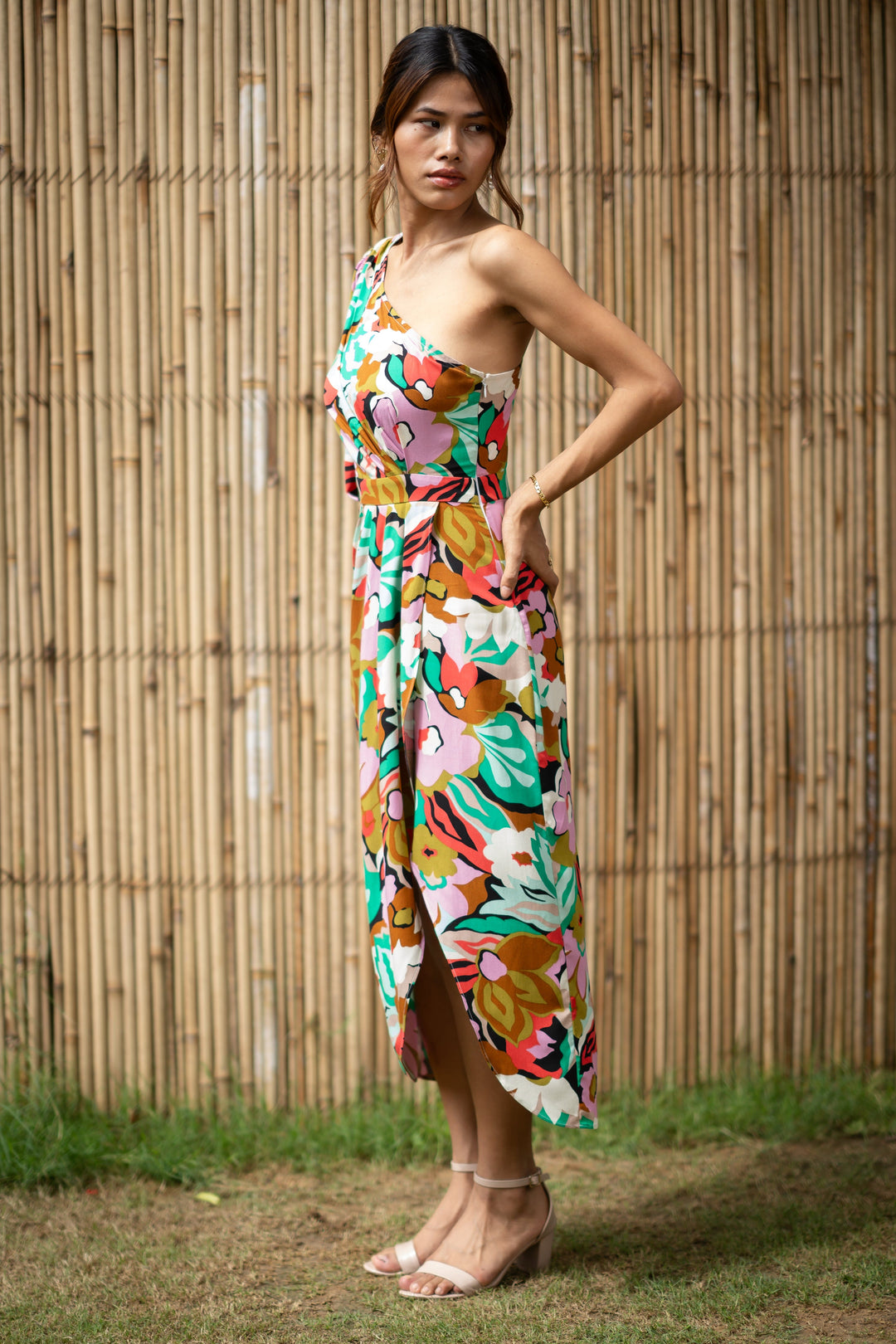 Multi-Color-Cotton-Nour-Wildflower-Dress