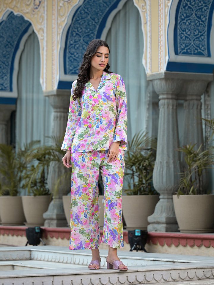 Multicolor-Muslin-Floral-Printed-Co-Ord-Set