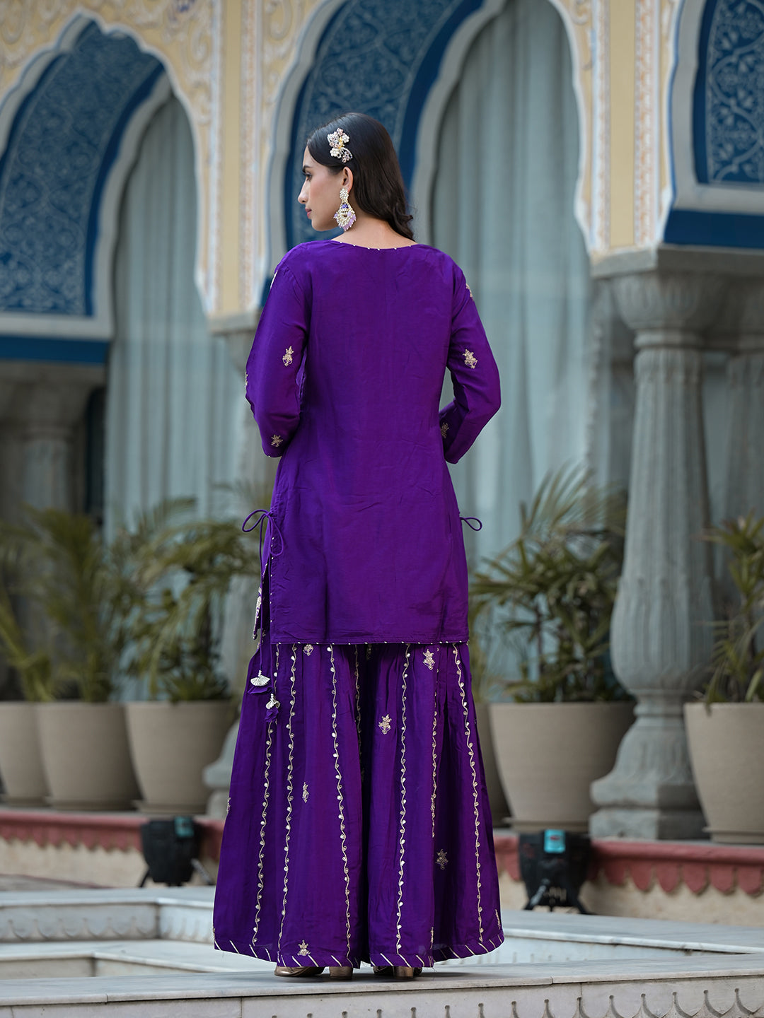Purple-Russian-Silk-Marodi-Hand-Work-3-Piece-Sharara-Set