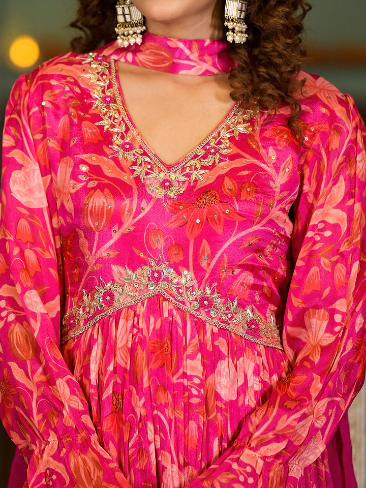Rani-Pink-Chinon-Zardozi-Work-Long-Party-Dress