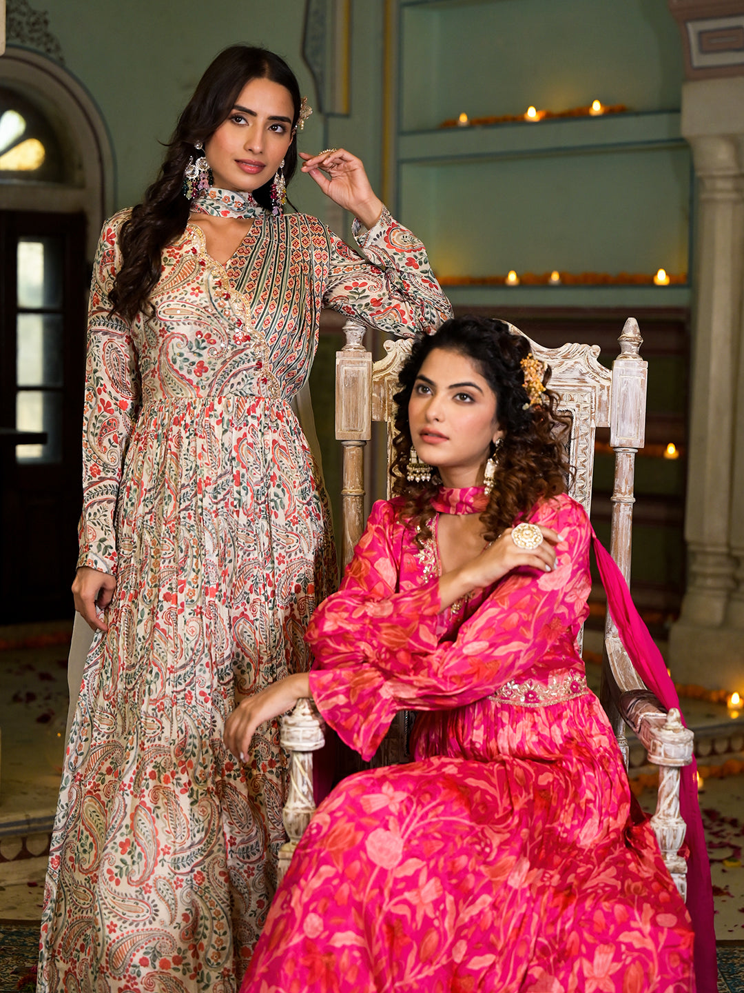 Rani-Pink-Chinon-Zardozi-Work-Long-Party-Dress