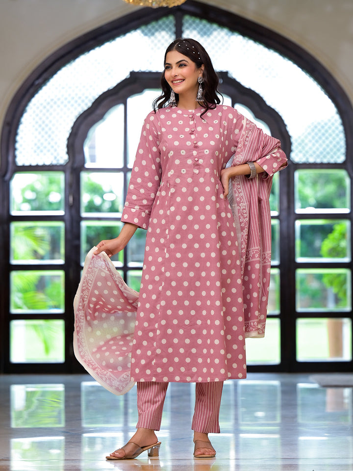 Light-Pink-Cotton-Straight-3-Piece-Kurta-Set