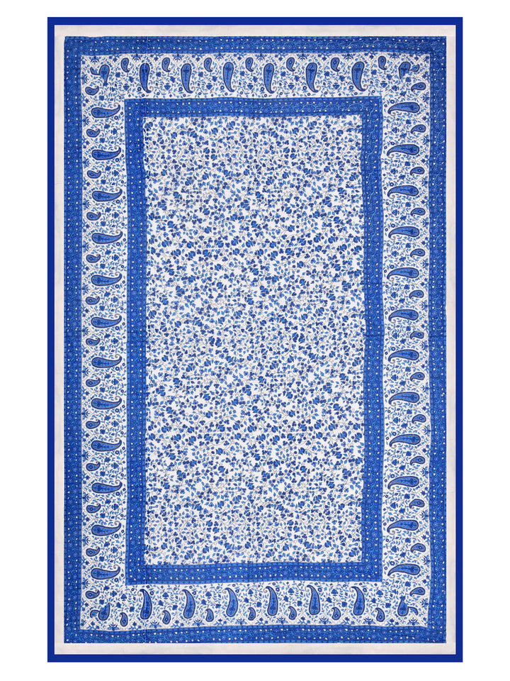 Blue-&-White-Cotton-Floral-Printed-Single-Bed-Quilt