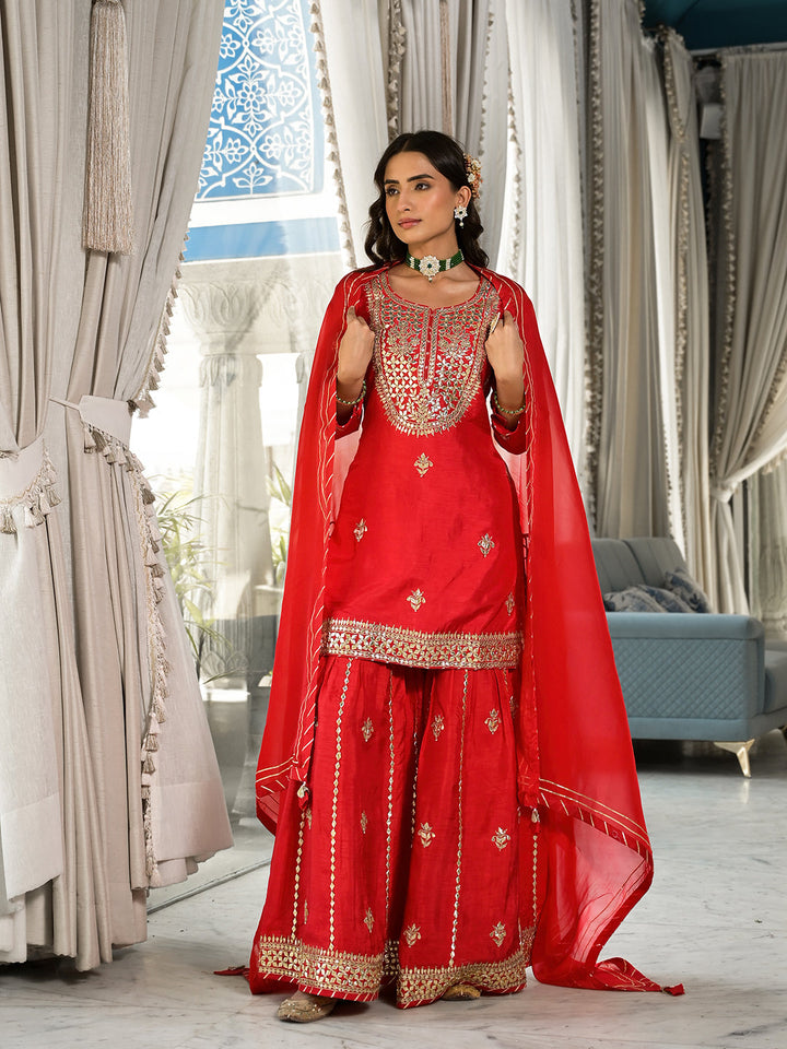 Red-Russian-Silk-Kachhi-Patti-3-Piece-Sharara-Set