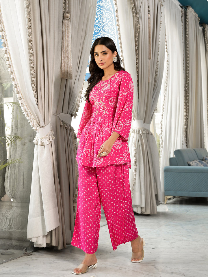 Pinkpure-Muslin-Digital-Print-Gota-Work-Co-Ord-Set