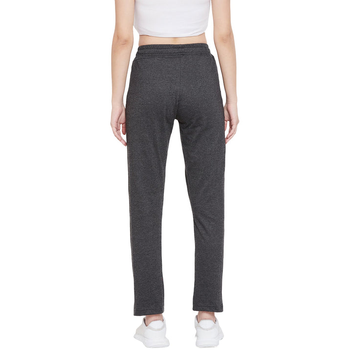 Dark Grey Cotton Track Pants