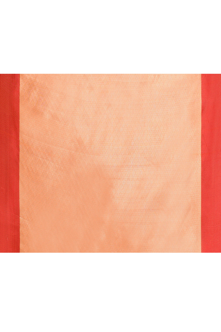 Dark-Peach-Kota-Silk-Banarasi-Zari-Work-Saree