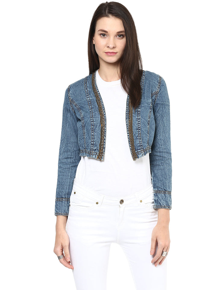 Denim-Blue-Cotton-Chain-Embellishment-Shrug
