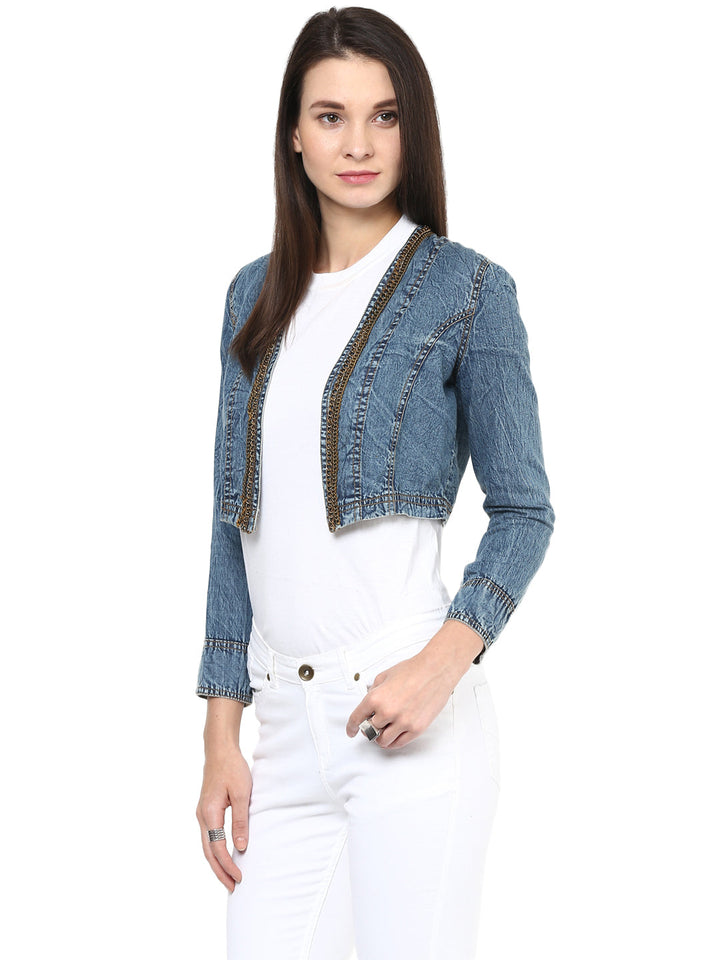 Denim-Blue-Cotton-Chain-Embellishment-Shrug