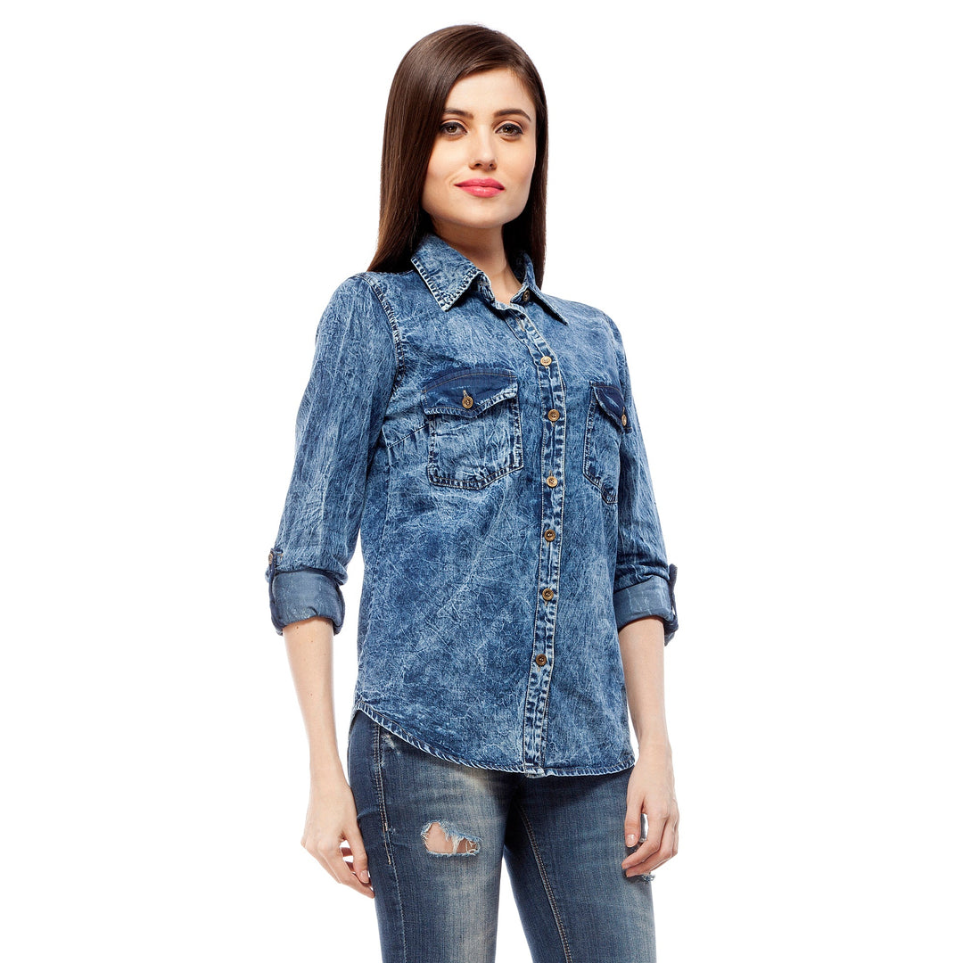 Denim-Blue-Cotton-Shirt
