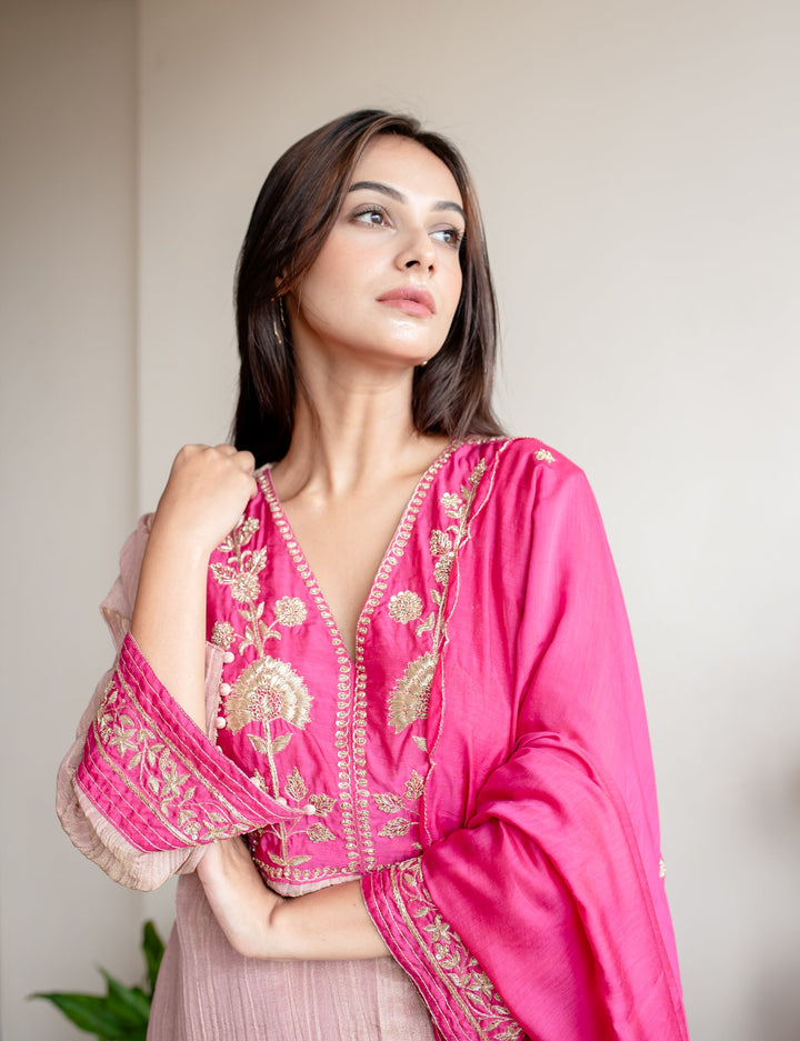 Dull-Pink-Crush-Tissue-With-Zardosi-Embroidery-Sharara-Set