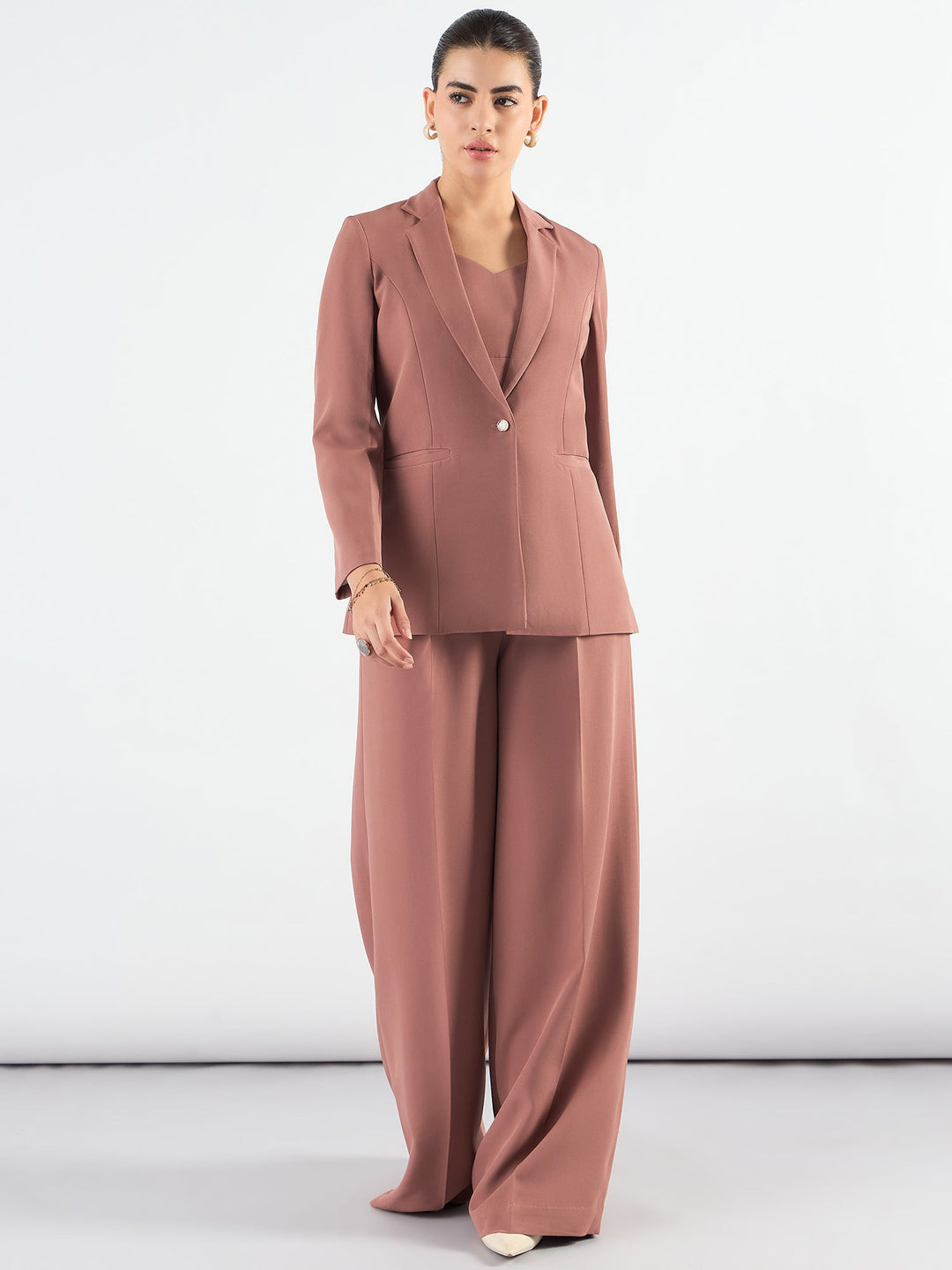 Dusty-Peach-Poly-Viscose-Classic-3-Piece-Suit