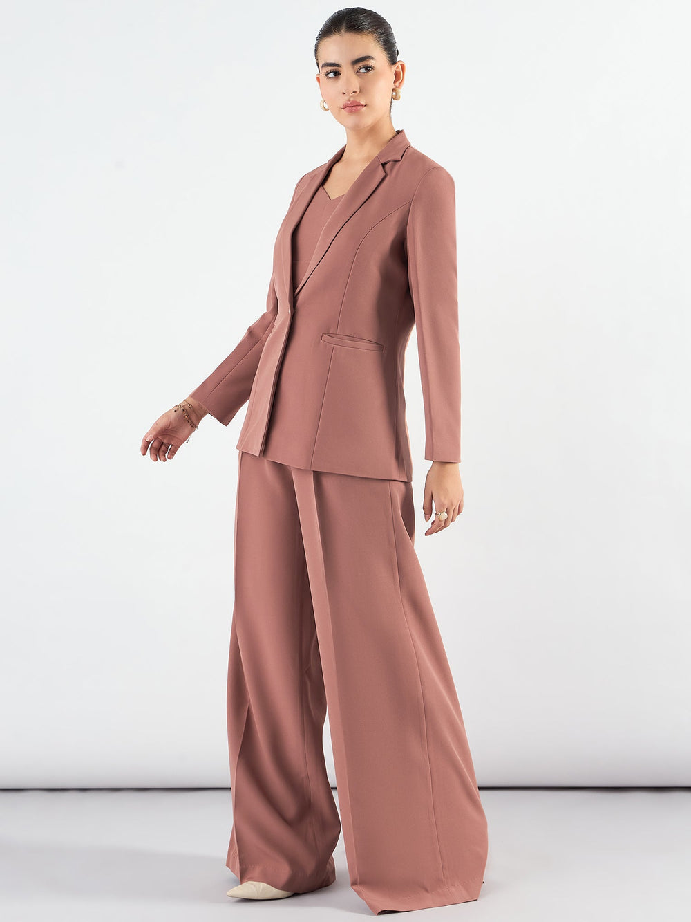 Dusty-Peach-Poly-Viscose-Classic-3-Piece-Suit