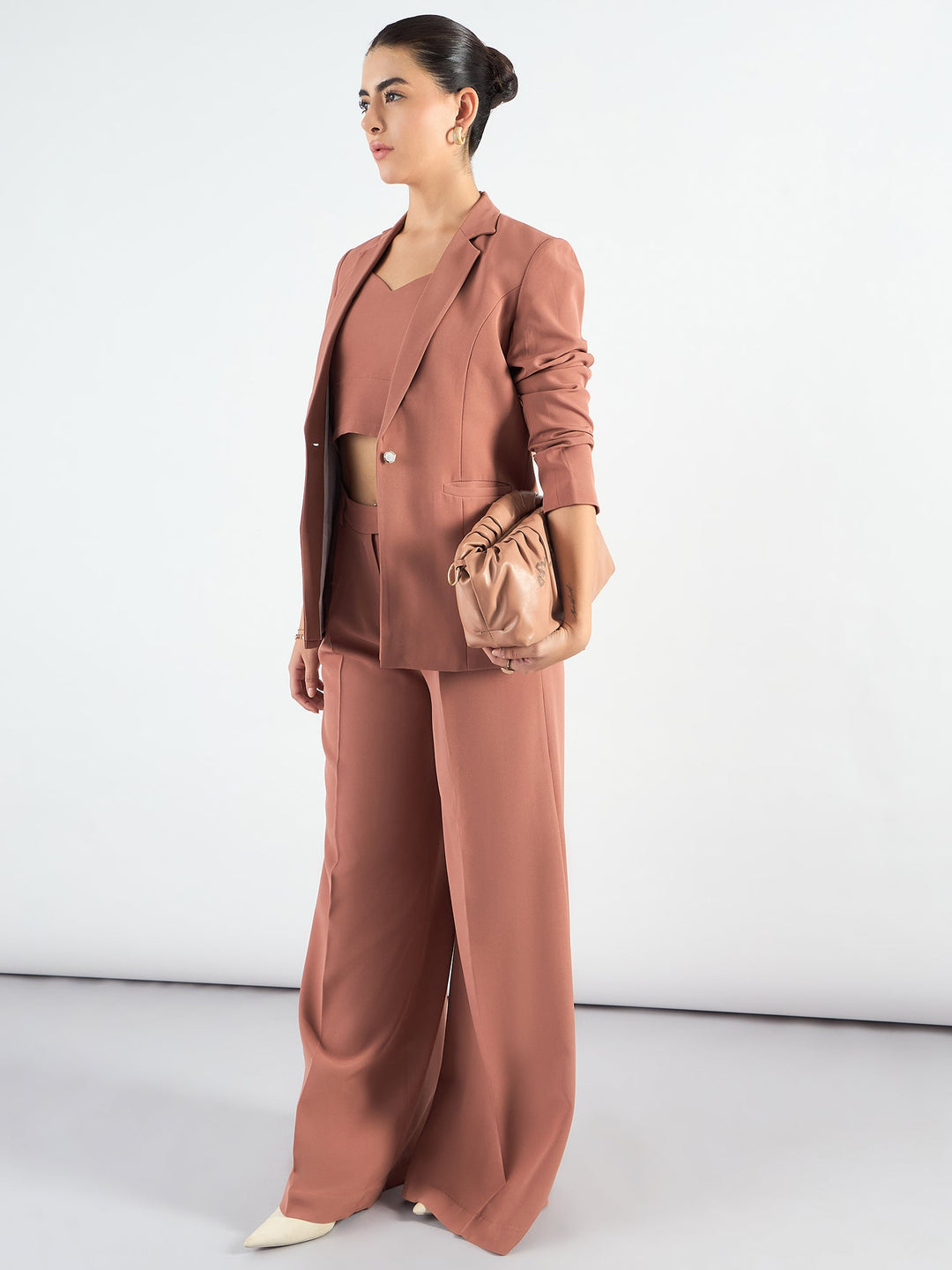 Dusty-Peach-Poly-Viscose-Classic-3-Piece-Suit