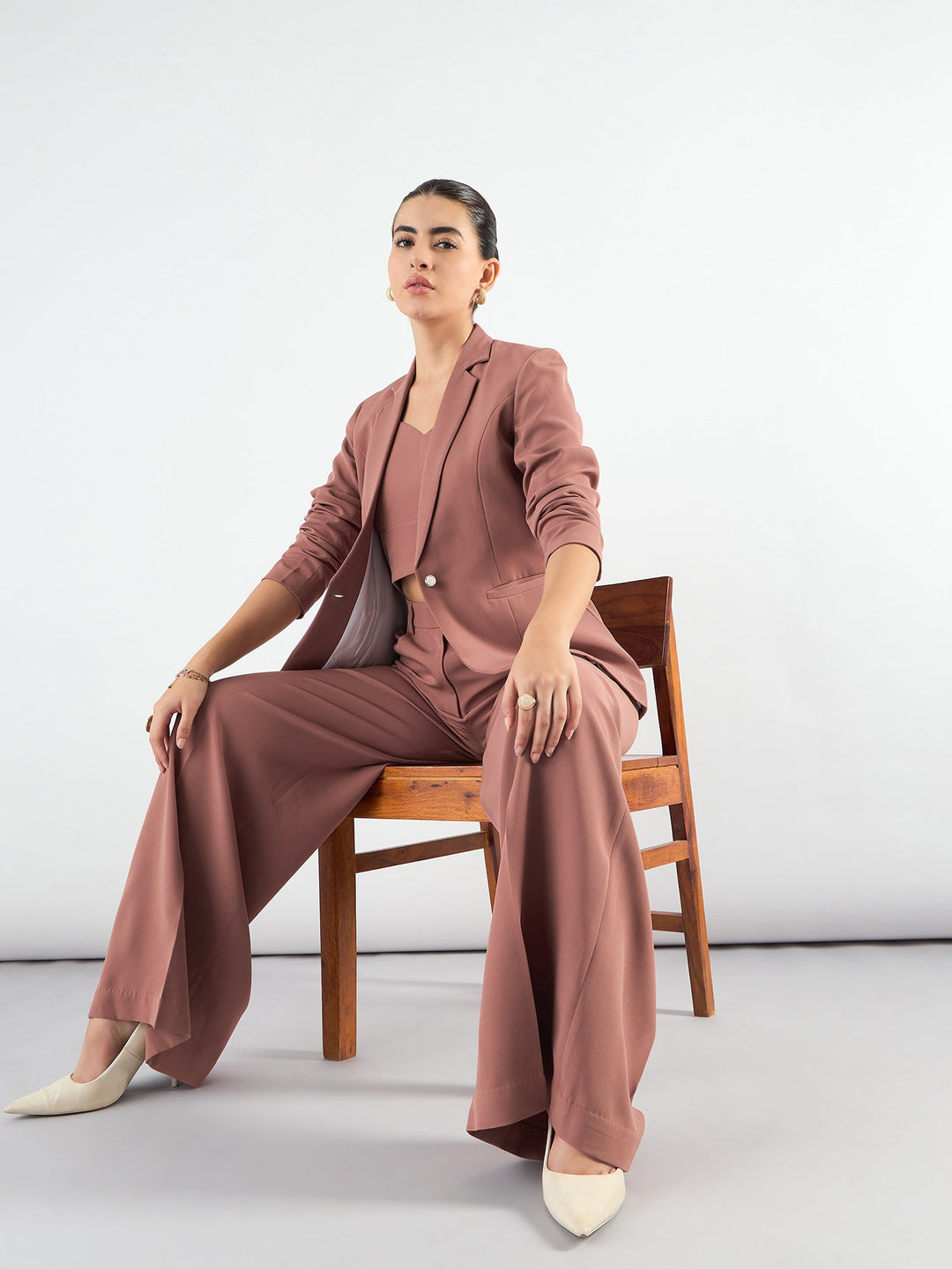 Dusty-Peach-Poly-Viscose-Classic-3-Piece-Suit