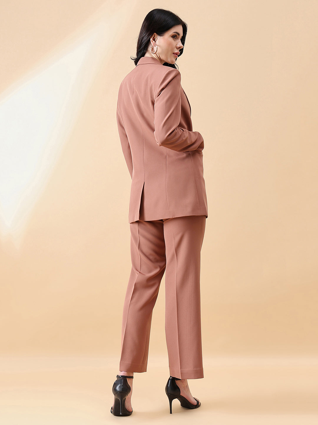 Dusty-Peach-Polyester-Notch-Collar-Stretch-Pant-Suit