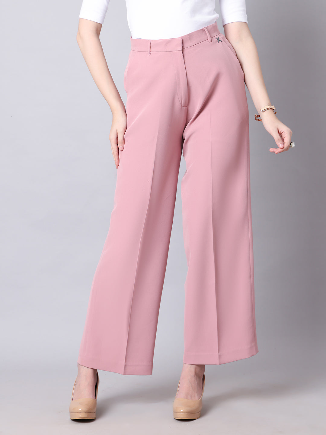 Dusty-Pink-Blended-Empowered-Chic-Wide-Leg-Trouser