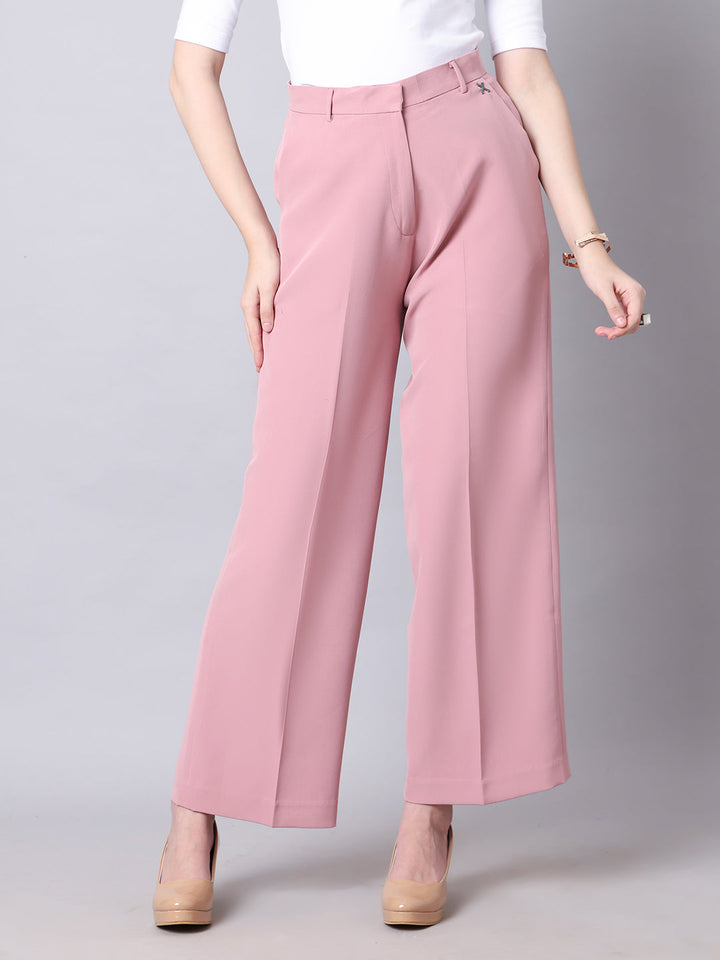 Dusty-Pink-Blended-Empowered-Chic-Wide-Leg-Trouser