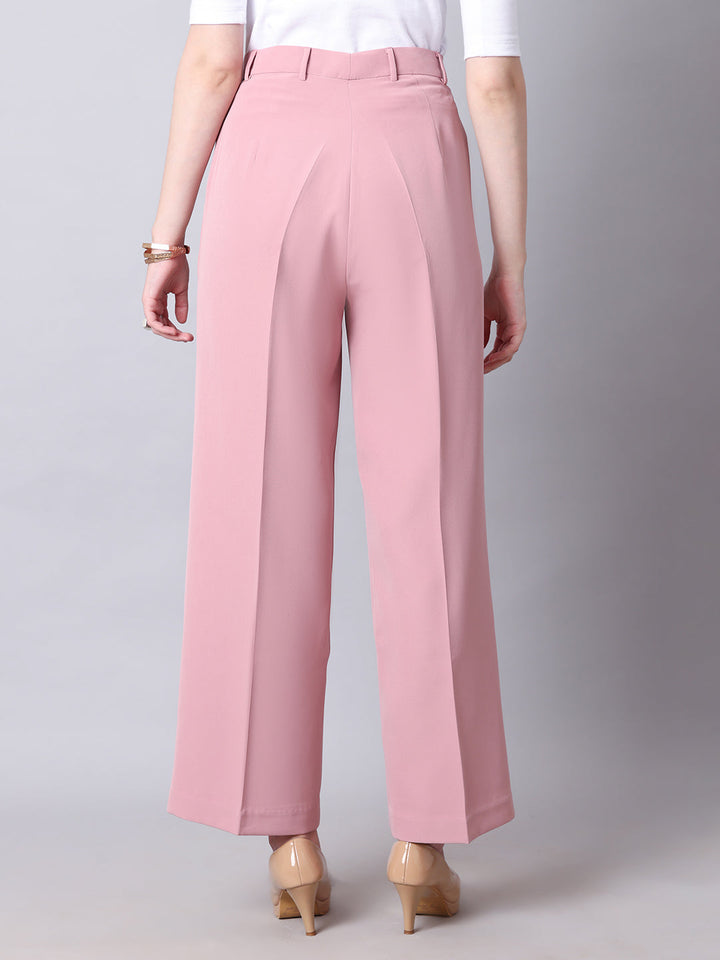 Dusty-Pink-Blended-Empowered-Chic-Wide-Leg-Trouser