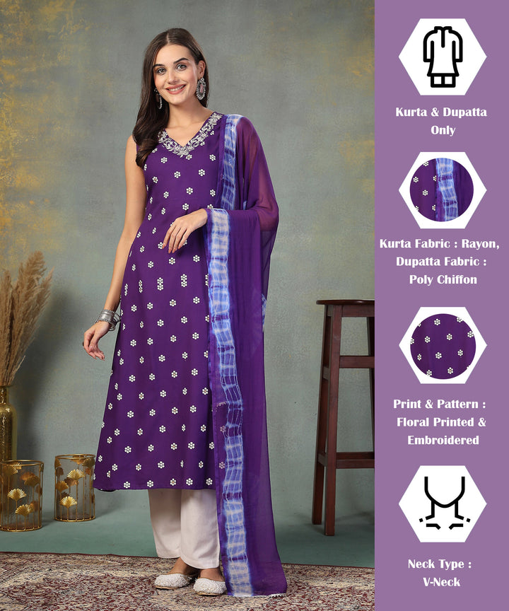 Violet-Rayon-Embroidered-A-Line-2-Piece-Kurta-Set