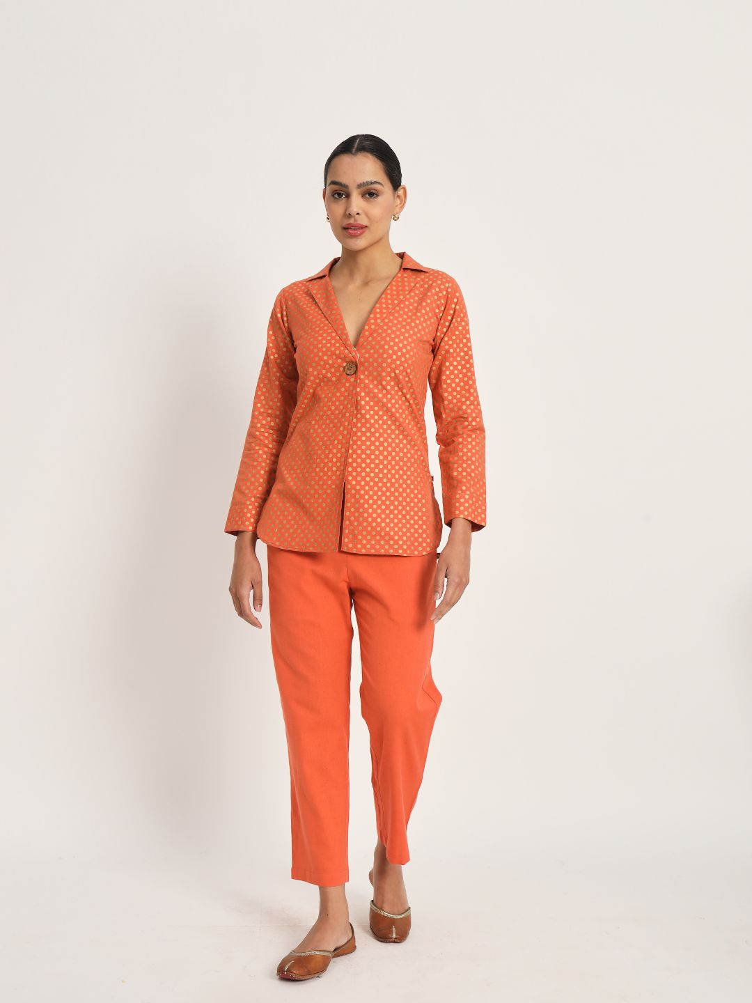 Etcetra-Rust-Flex-Solid-Co-Ord-Set