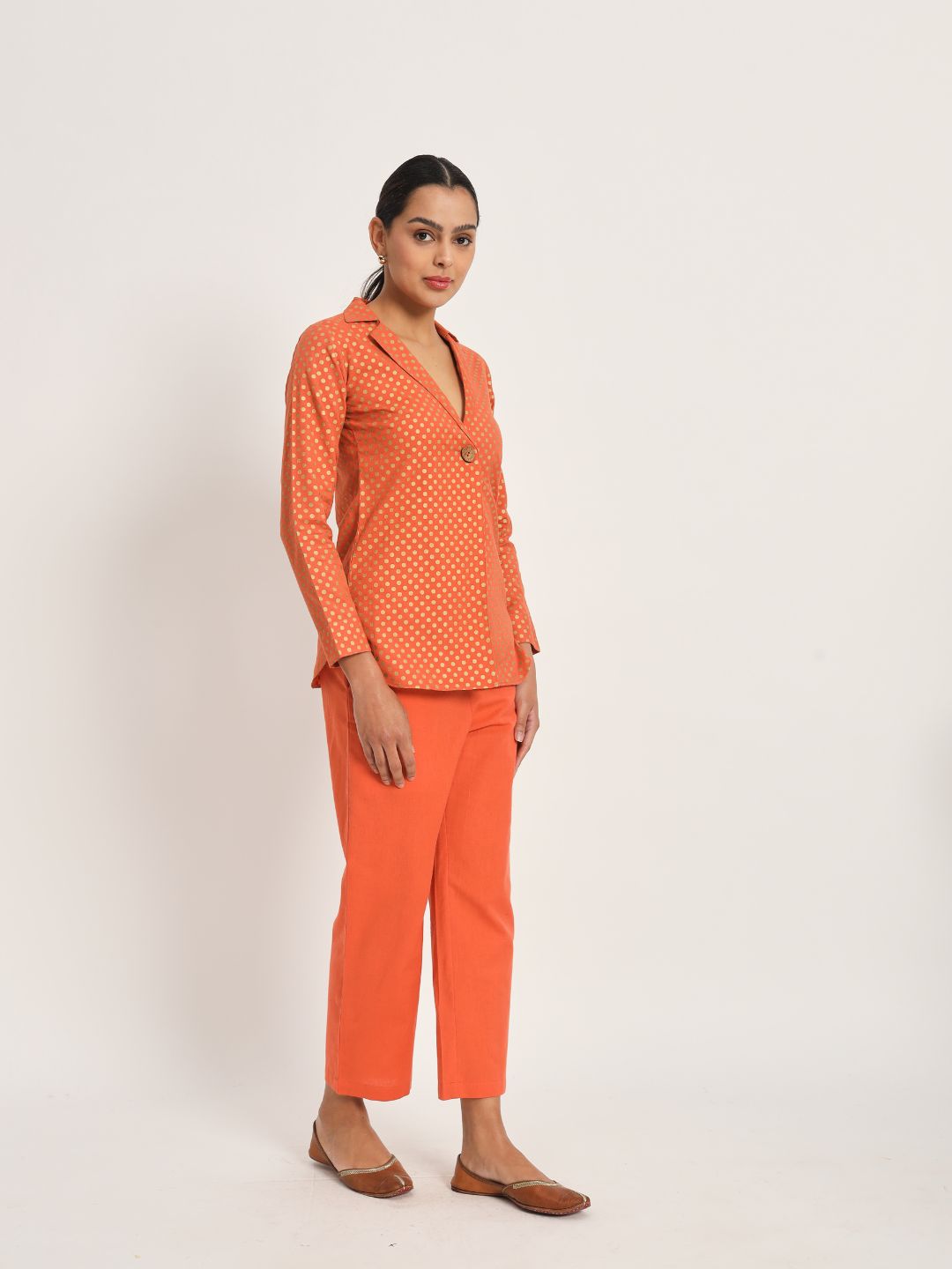 Etcetra-Rust-Flex-Solid-Co-Ord-Set