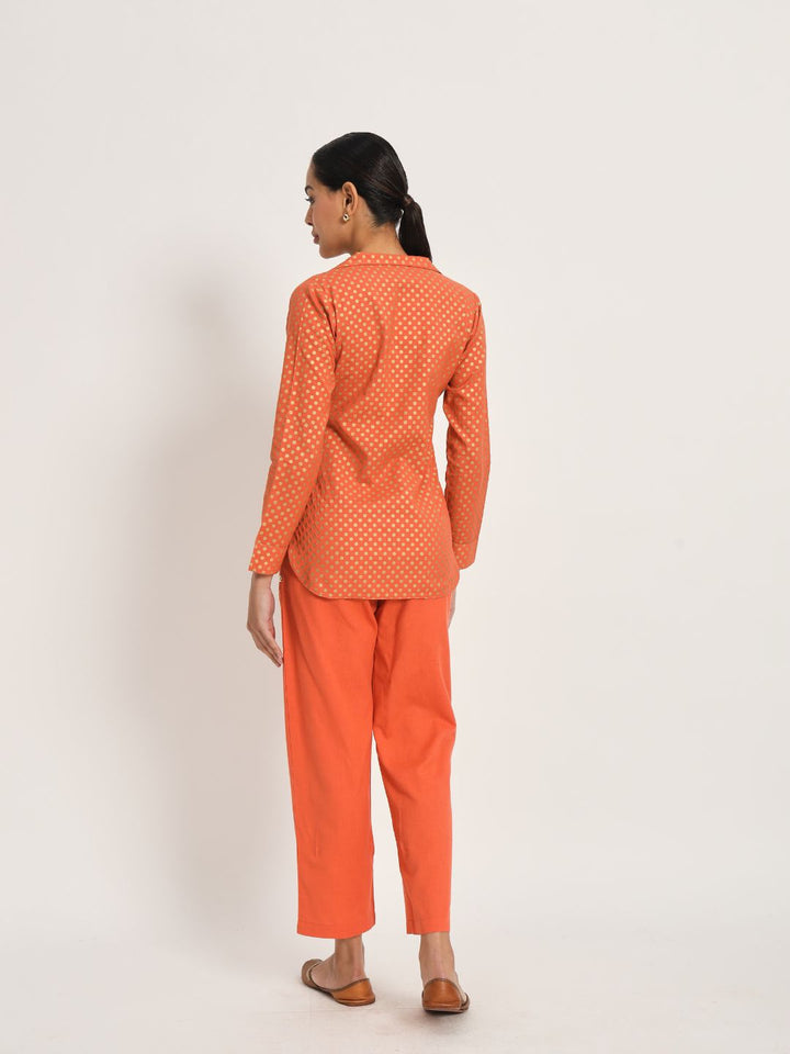 Etcetra-Rust-Flex-Solid-Co-Ord-Set