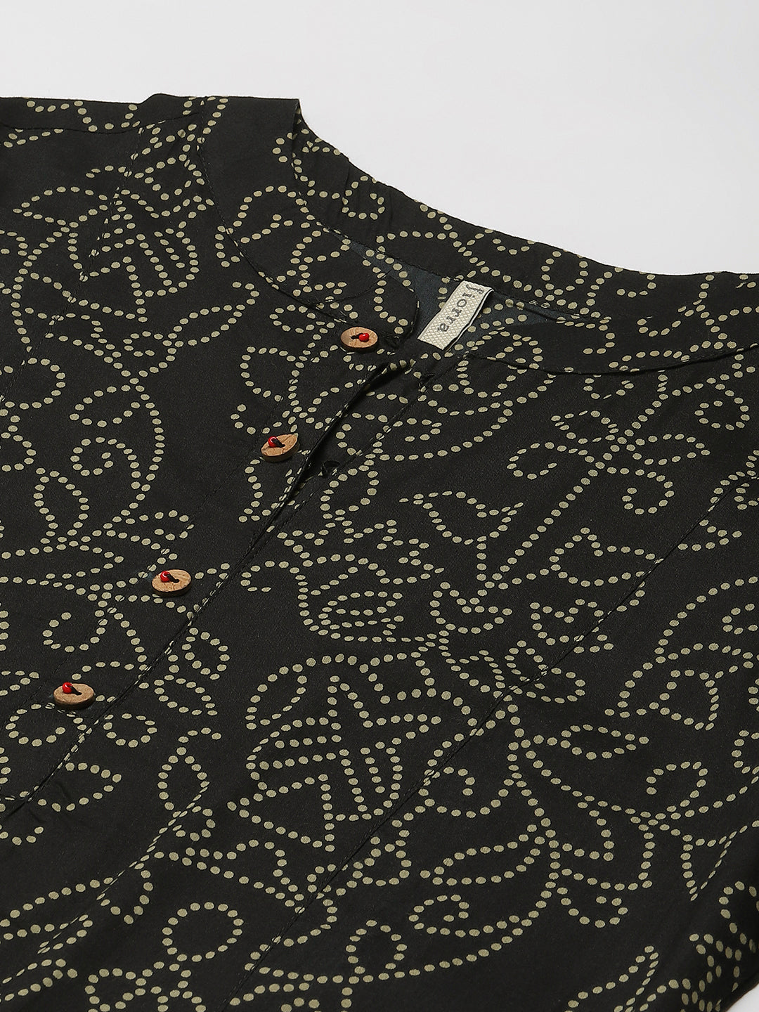 Blue-Cotton-Floral-Printed-Kaftan