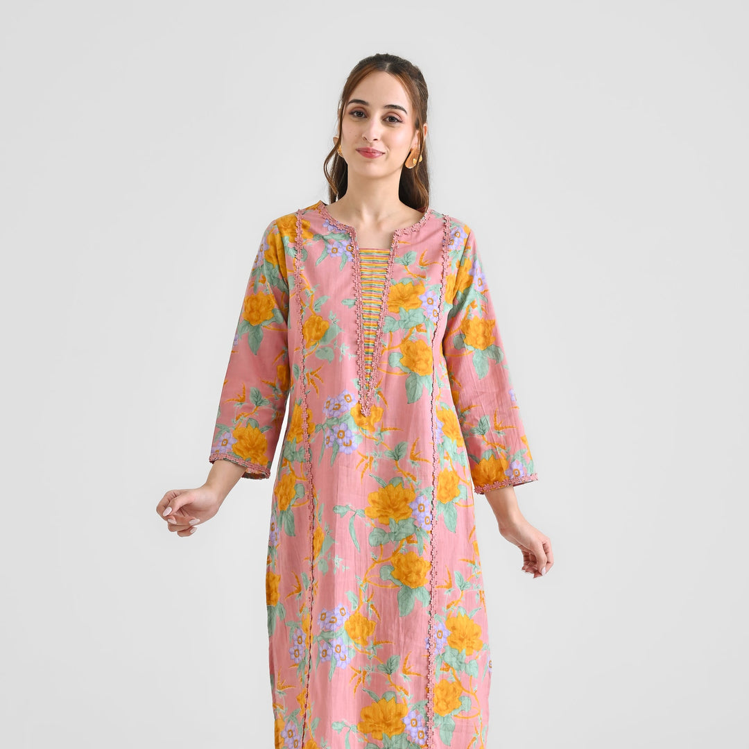 Dusty-Pink-Cotton-Floral-Sanganeri-Kurta