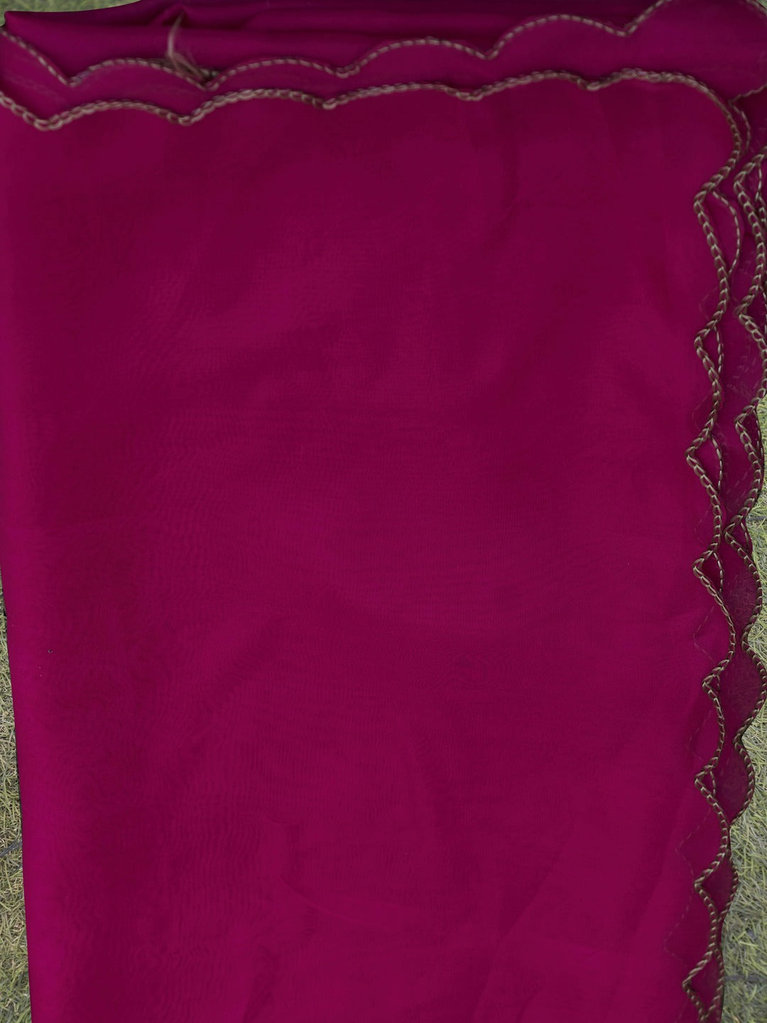 Fuchsia-Pink-Organza-Multi-Color-Embroidered-A-Line-3-Piece-Kurta-Set
