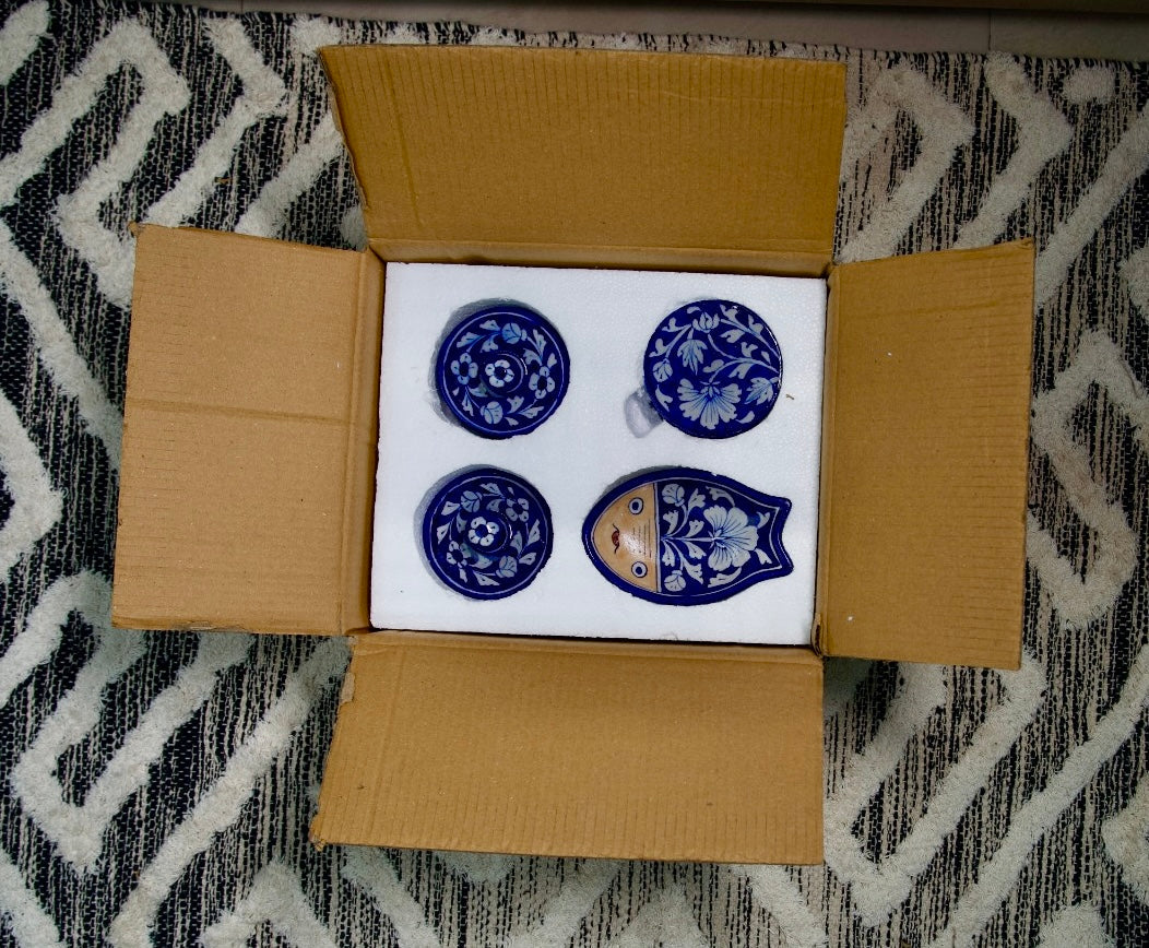 Dark-Blue-Pottery-Table-Gift-Box-(Set-of-4-Pieces)