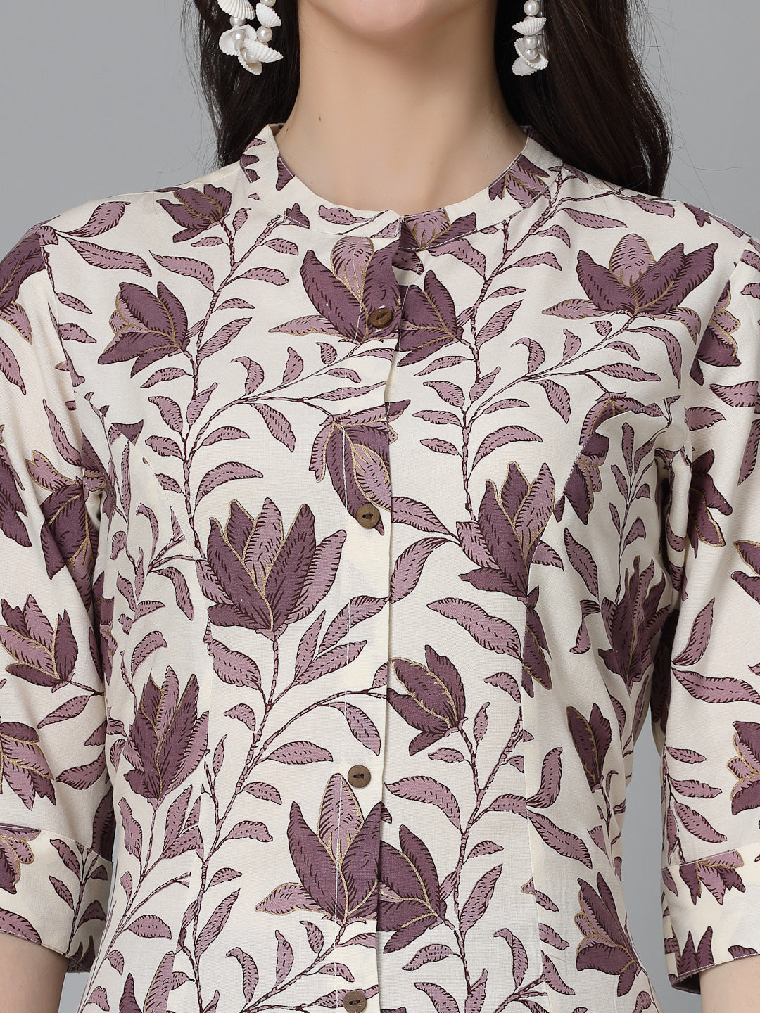 Mauve-Rayon-Floral-Printed-A-Line-Kurta-Only