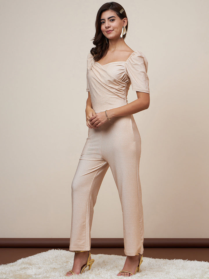 Gold-Polyester-Shimmer-Pleated-Jumpsuit