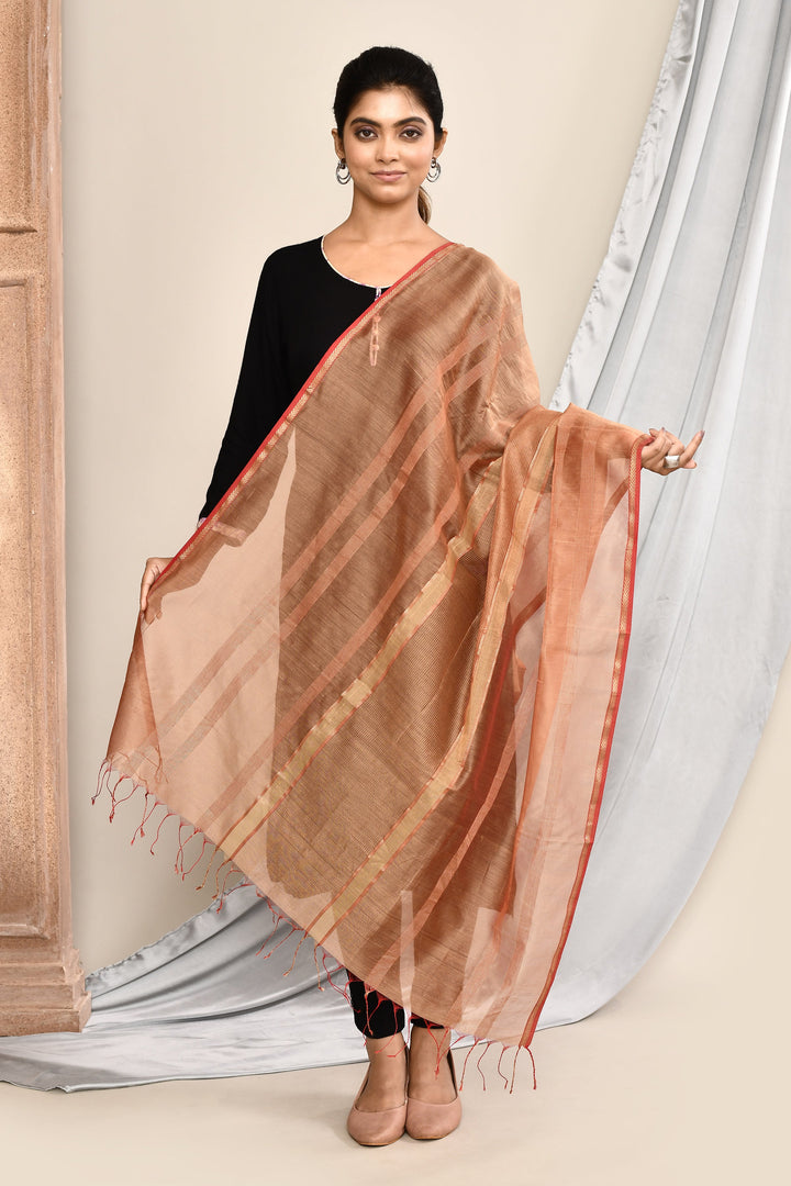 Golden-Maheshwari-Dupatta