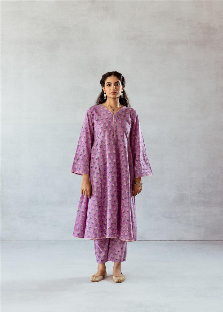 Grape-Wine-Cotton-Printed-Anarkali-Set