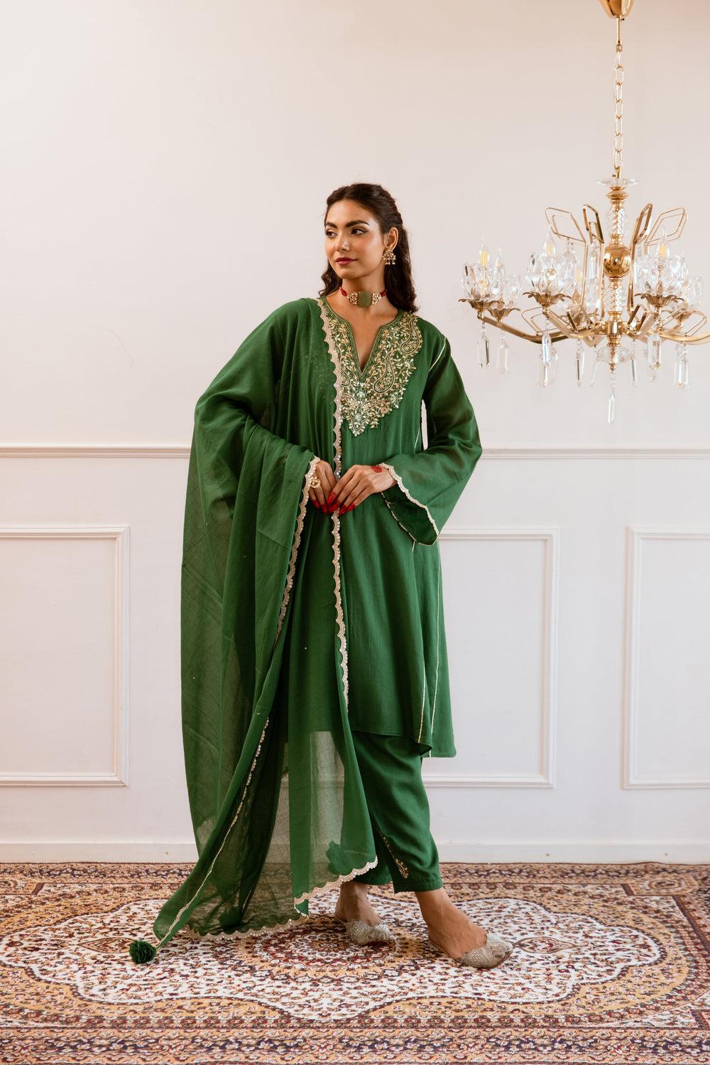 Green-Mulmul-Anti-Fit-Anarkali-Set