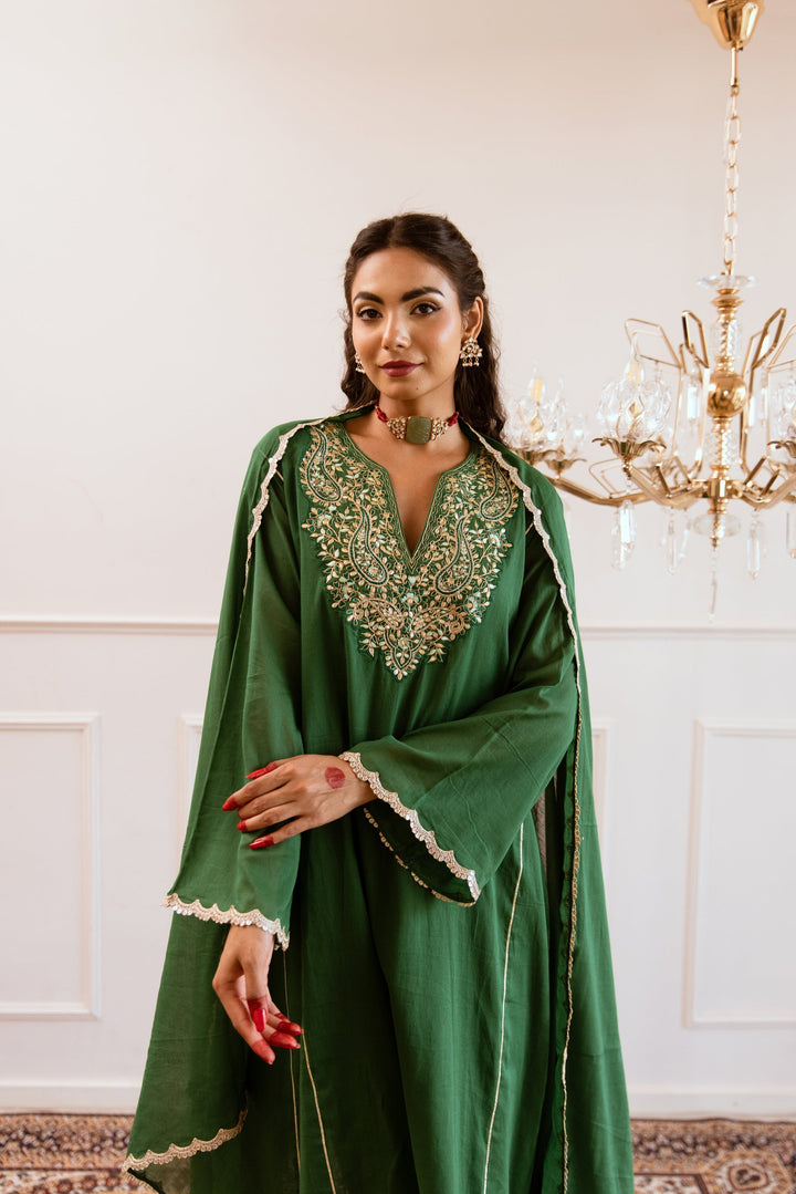 Green-Mulmul-Anti-Fit-Anarkali-Set