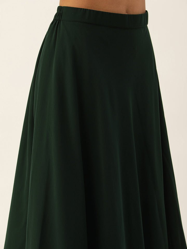 Green-Poly-Georgette-Embroidered-Skirt-Set-With-Drape