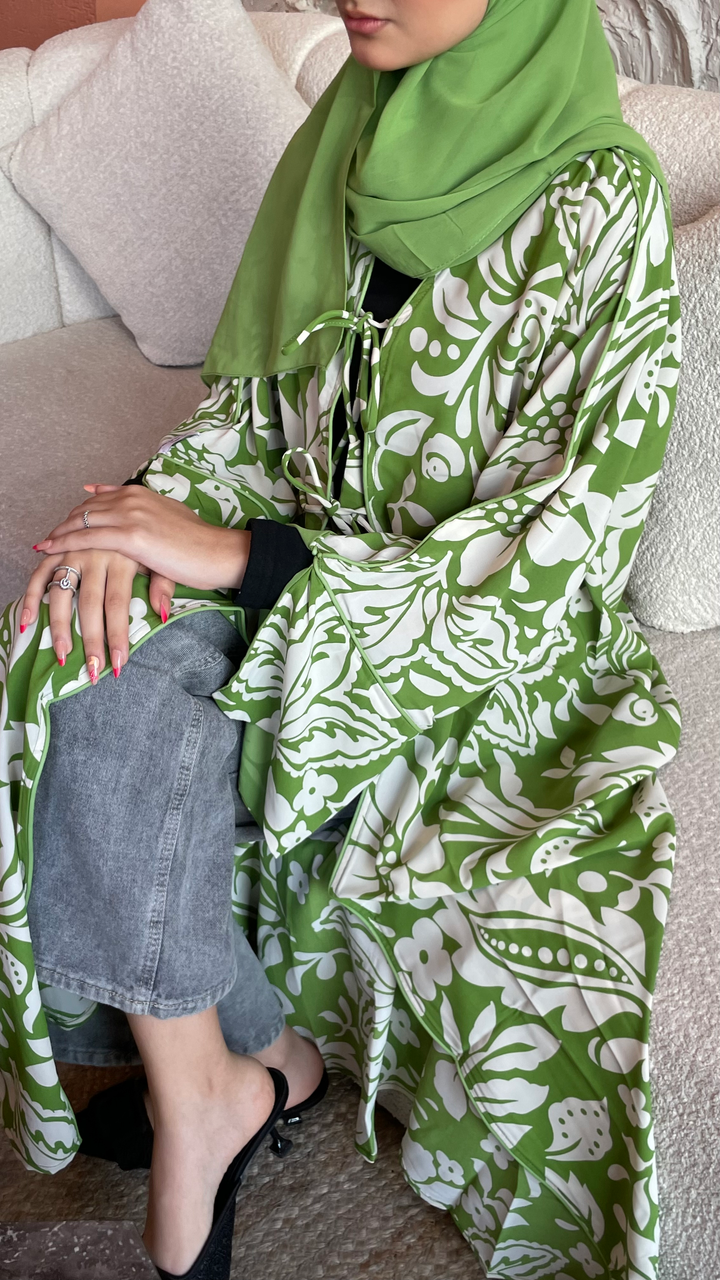 Green-Georgette-Basil-Kimono-&-Sheila-Set