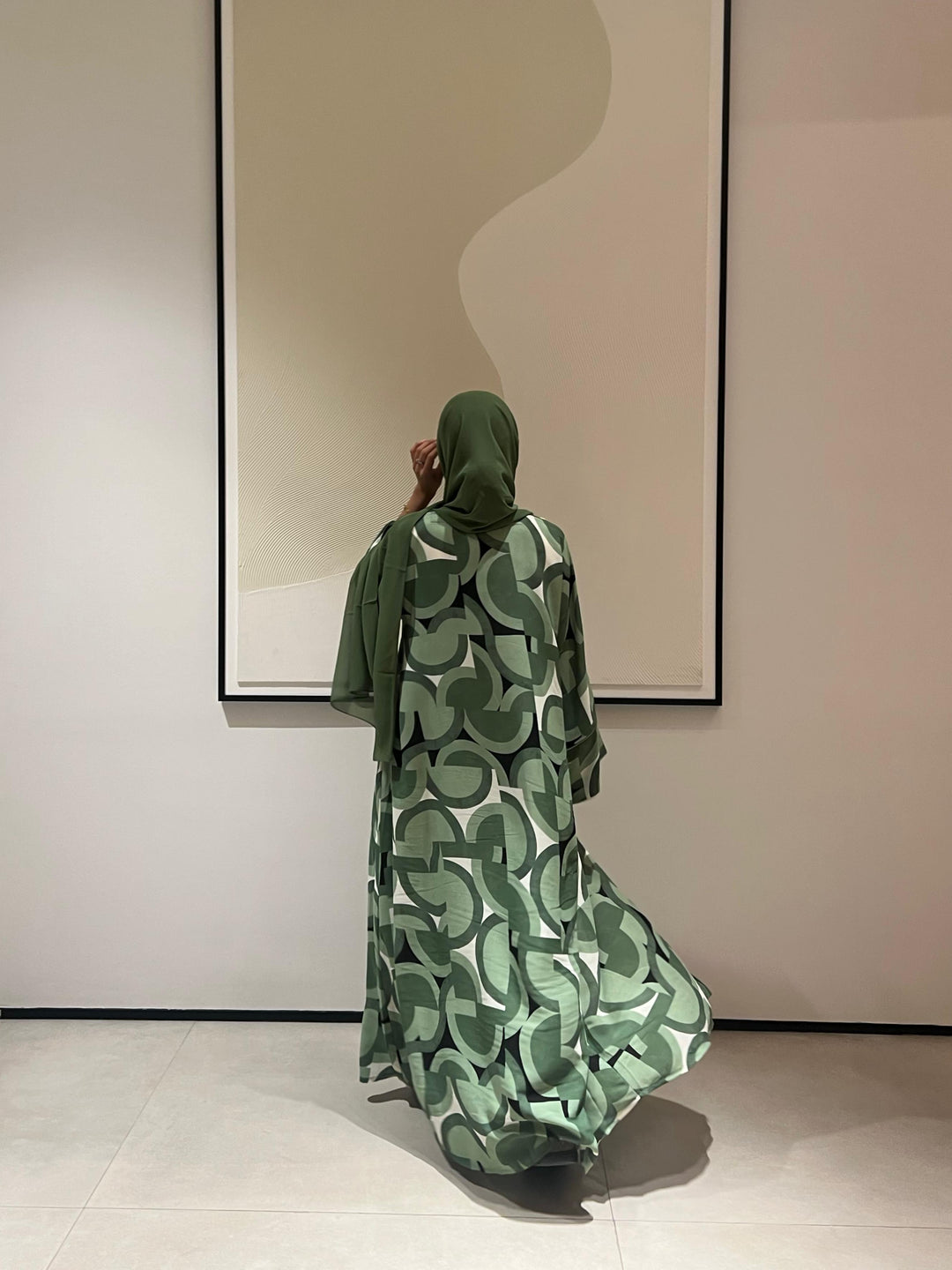 Green-Georgette-Dana-Kimono-&-Sheila-Set-