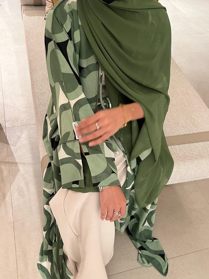 Green-Georgette-Dana-Kimono-&-Sheila-Set-