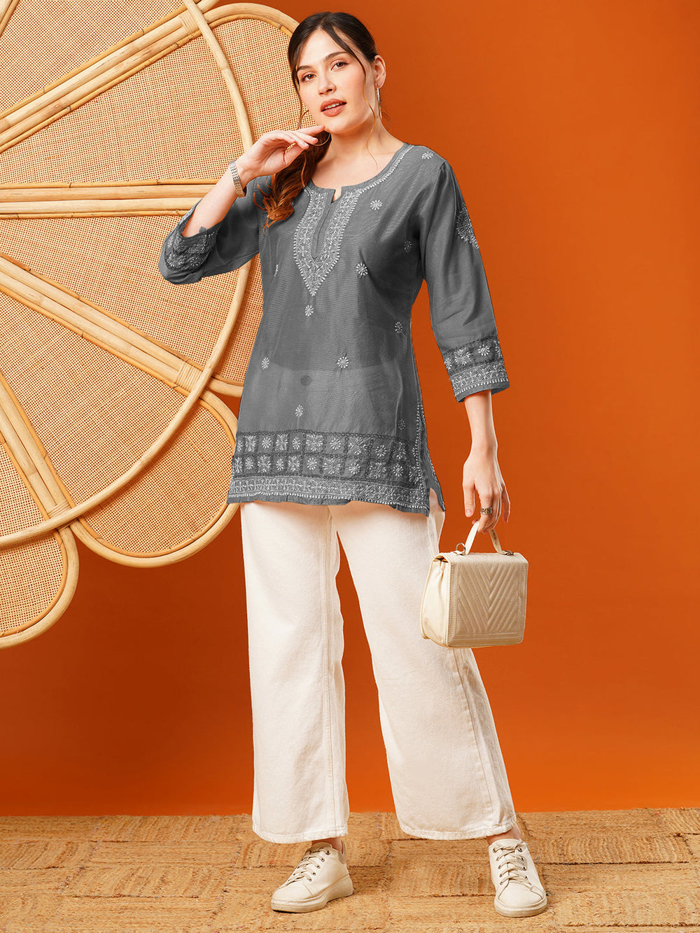 Grey-Chanderi-Ethnic-Motifs-Embroidered-Tunic