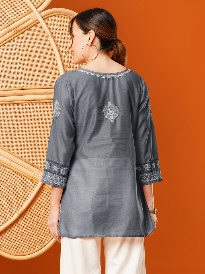 Grey-Chanderi-Ethnic-Motifs-Embroidered-Tunic